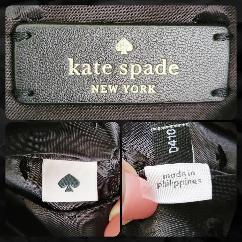 Kate Spade K9308 Chelsea Large Metallic Leopard Nylon Tote Bag